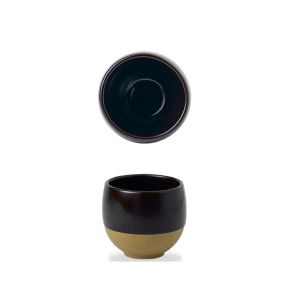 Pot a frites rond brun porcelaine Ø 8,6 cm Emerge Churchill