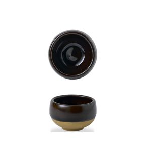 Pot à sauce rond brun porcelaine Ø 6 cm Emerge Churchill