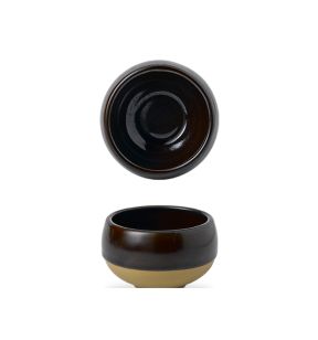 Bol rond brun porcelaine Ø 9 cm Emerge Churchill