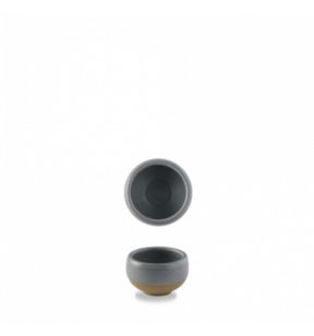 Pot à sauce rond gris porcelaine Ø 6 cm Emerge Churchill