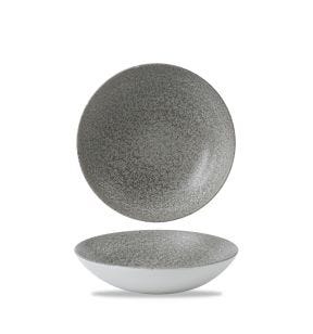 Diep bord rond grijs verglaasd Ø 24.8 Evo Origins Dudson