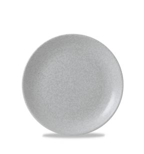 Plat bord met rand rond wit verglaasd Ø 16.5 Evo Origins Dudson