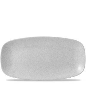 Plat bord met rand rechthoekig wit verglaasd 35.5 mm x 18.9 Evo Origins Dudson