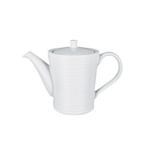 Cafetière avec couvercle blanc porcelaine vitrifiée 35 cl Ø 8,7 cm Evolution  Rak