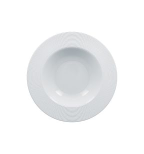 Diep bord rond wit verglaasd Ø 30.4 Evolution Rak Rak