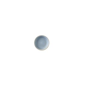 Plat à mezze rond bleu grès émaillé Ø 11,8 cm Evo Dudson