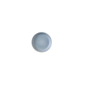 Plat à mezze rond bleu grès émaillé Ø 15,9 cm Evo Dudson