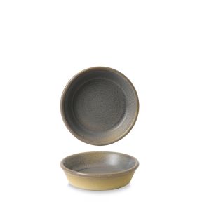Assiette tapas rond gris porcelaine Ø 15,9 cm Evo Dudson
