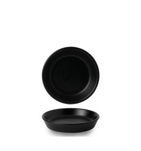 Assiette à tapas rond gris porcelaine Ø 15,9 cm Evo Dudson