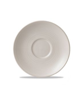 Schoteltje voor koffiekopje rond wit porselein Ø 16.2 Evo Dudson