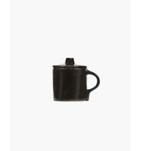 Espressokopje rond ébène geglazuurd aardewerk 11 cl 8 La Mère Serax