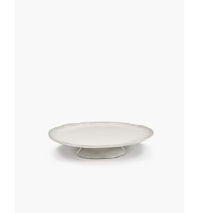 Assiette de présentation rond écru grès émaillé 30,5x30,5 cm La Mère Serax