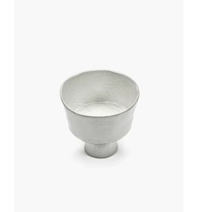 Bol de présentation rond écru grès émaillé 18x18 cm La Mère Serax