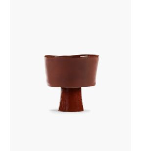Bol de présentation rond Venetian red grès émaillé 18x18 cm La Mère Serax