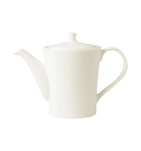 Cafetière rond ivoire porcelaine vitrifiée 35 cl Ø 8,7 cm Fine Dine Rak