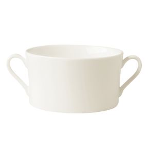 Tasse à bouillon rond ivoire porcelaine vitrifiée 35 cl Ø 11 cm Fine Dine Rak