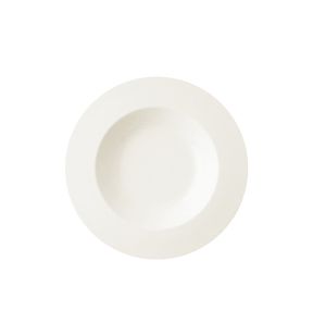 Assiette creuse rond ivoire porcelaine vitrifiée Ø 30,4 cm Fine Dine Rak
