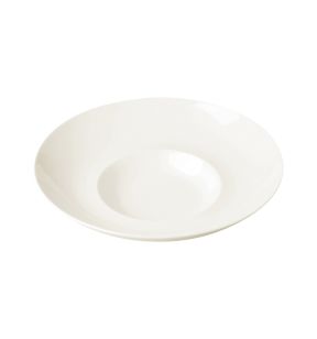 Assiette creuse gourmet rond ivoire porcelaine vitrifiée Ø 29 cm Fine Dine Rak