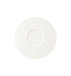 Assiette plate gourmet rond ivoire porcelaine vitrifiée Fine Dine Rak