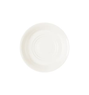 Schoteltje voor theekop rond ivoorkleurig verglaasd Ø 15 Fine Dine Rak