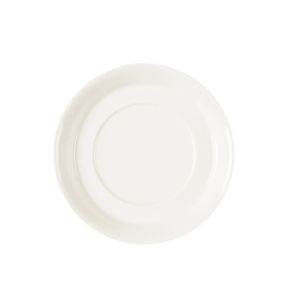 Sous-tasse à bouillon rond ivoire porcelaine vitrifiée Ø 18,5 cm Fine Dine Rak