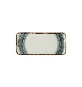 Biologisch dinerbord rechthoekig Natural verglaasd x15.6 Flare Dudson