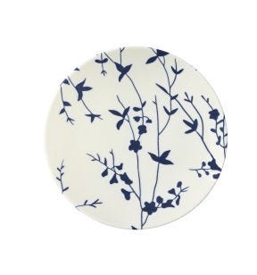 Assiette coupe plate rond blanc porcelaine Ø 20 cm Flora Essentials Collection
