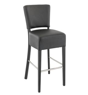 Tabouret de bar d'intérieur noir 111x45x54 cm Floriane 2 Flexmob