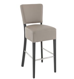 Tabouret de bar d'intérieur taupe 111x45x54 cm Floriane 2 Flexmob