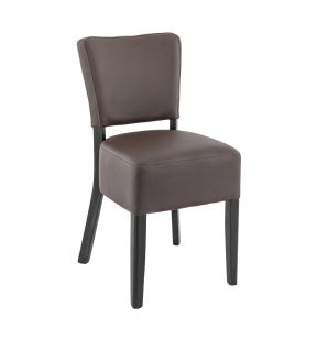 Chaise d'intérieur chocolat 84x45x54 cm Floriane 2 Flexmob