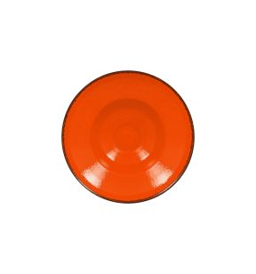 Assiette extra creuse rond orange porcelaine vitrifiée Ø 26,1 cm Fire Rak