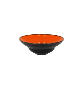 Assiette extra creuse rond orange porcelaine vitrifiée Ø 26,1 cm Fire Rak