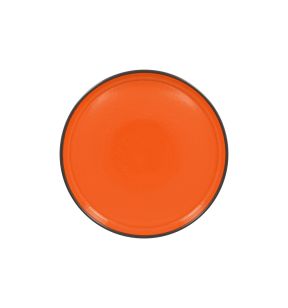 Assiette creuse rond orange porcelaine vitrifiée Ø 22,8 cm Fire Rak