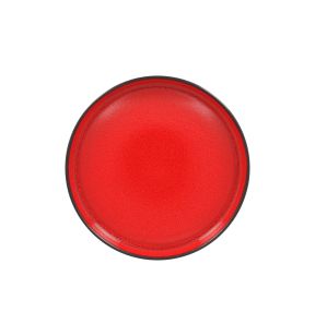 Diep bord rond rood verglaasd Ø 27 Fire Rak