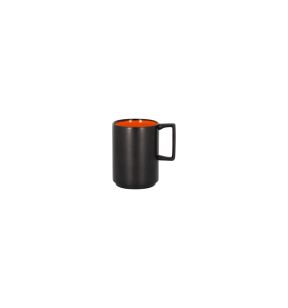 Mug orange porcelaine vitrifiée 33 cl Ø 8 cm Fire Rak