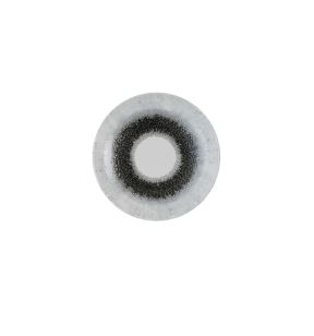 Vlakke snijplaat rond Quartz Black verglaasd Ø 24.8 Fusion Churchill