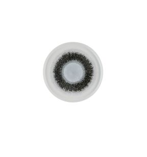 Plaat met rechte randen rond Quartz Black verglaasd Ø 26 Fusion Churchill