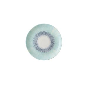 Assiette coupe plate rond Aquamarine porcelaine vitrifiée Ø 28 cm Fusion Churchill