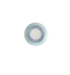 Assiette coupe plate rond Aquamarine porcelaine vitrifiée Ø 21 cm Fusion Churchill
