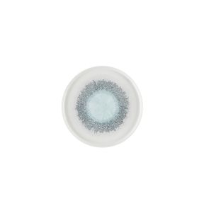 Assiette à bord droit rond Aquamarine porcelaine vitrifiée Ø 26 cm Fusion Churchill