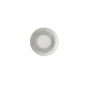 Assiette coupe plate rond Agate grey porcelaine vitrifiée Ø 21 cm Fusion Churchill