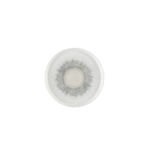 Assiette à bord droit rond Agate grey porcelaine vitrifiée Ø 26 cm Fusion Churchill