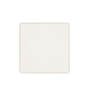 Assiette plate carré blanc porcelaine 32x32 cm Fractal Rak