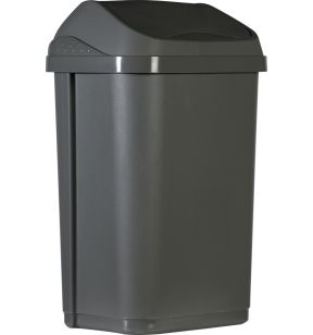 Vuilnisbak plastic 10 L grijs Probbax