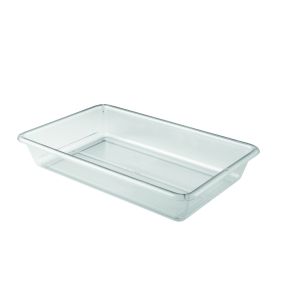 Bac salaris doorzichtig plastic x33.4 8 L vaste bodem volle wanden Gilac