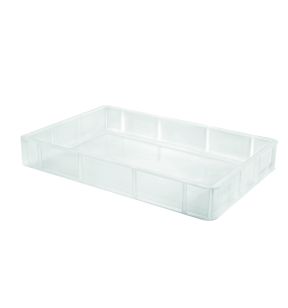 Deeglade doorzichtig plastic xx9 15 L vaste bodem volle wanden Gilac