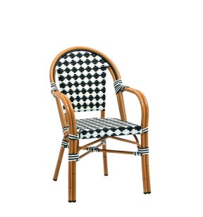 Fauteuil d''extérieur noir 89x56x61 cm Giverny Flexmob
