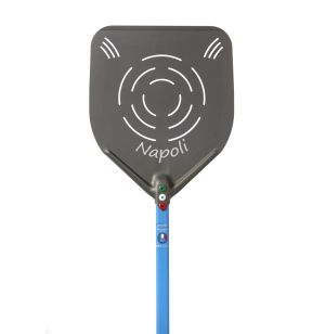 Geperforeerde pizzaschep geanodiseerd aluminium x33 handvat 150 Napoli Gi Metal