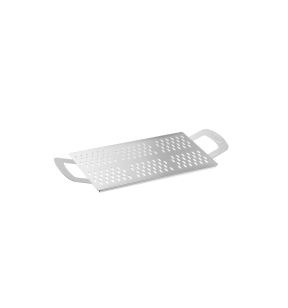 Plateau à découper perforé avec pieds aluminium anodisé 25x40 cm Gi Metal
