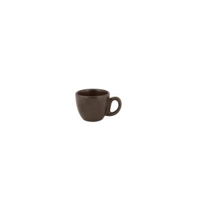 Tasse expresso brun porcelaine vitrifiée 8 cl Ø 6,5 cm Genesis Rak